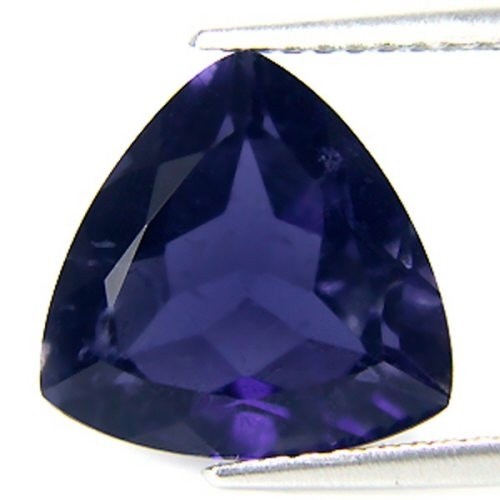 IOLITE 6 MM TRILLION CUT ALL NATURAL A-25