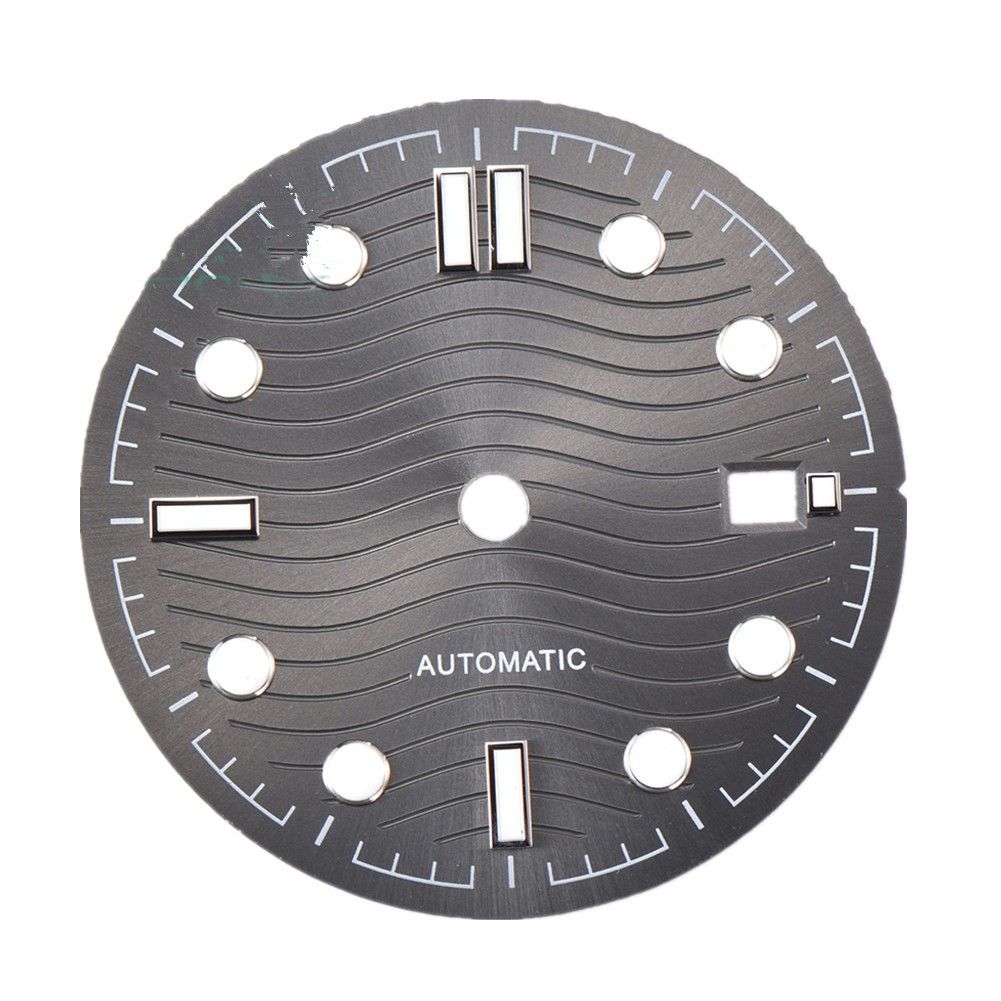 31mm Green Luminous Watch Dial Face For ETA 2836 2824 Miyota 8215 8205 Movement