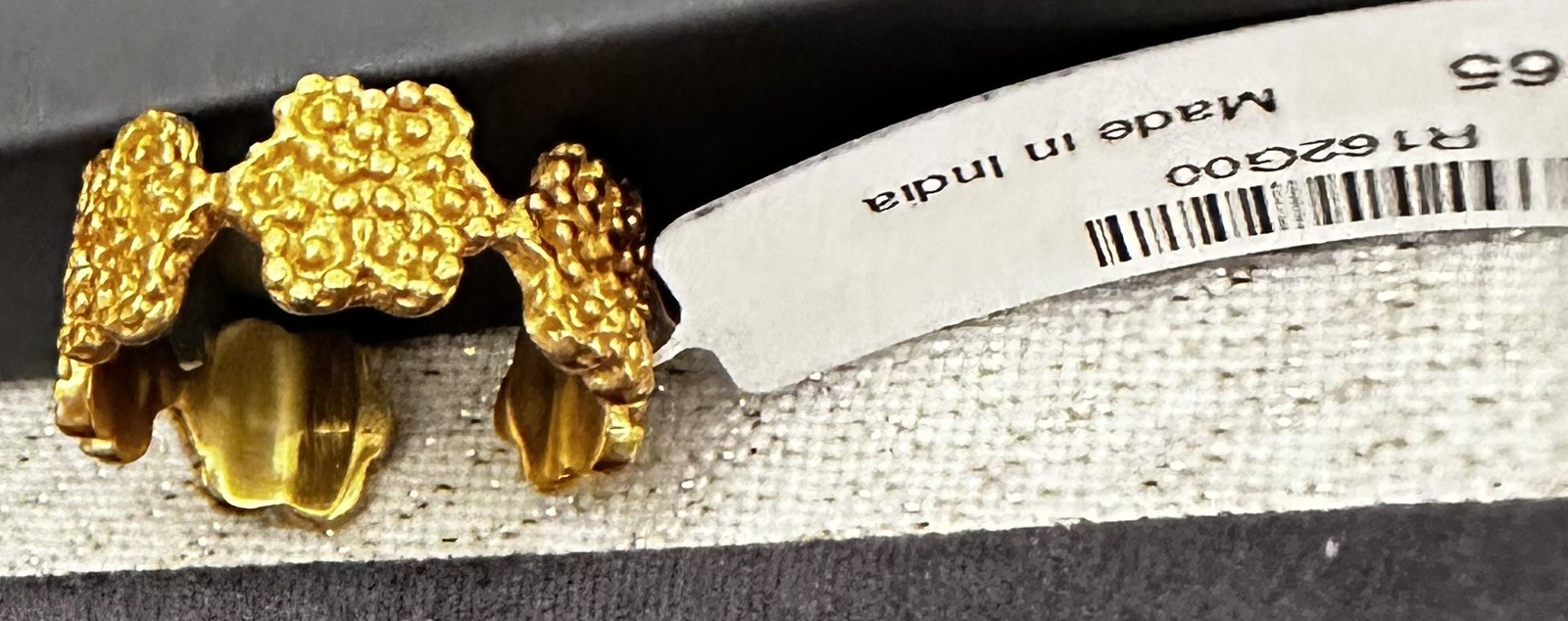 Julie Vos Ring Colette Ring Open Adjustable to Sizes 7-9 New with Tags