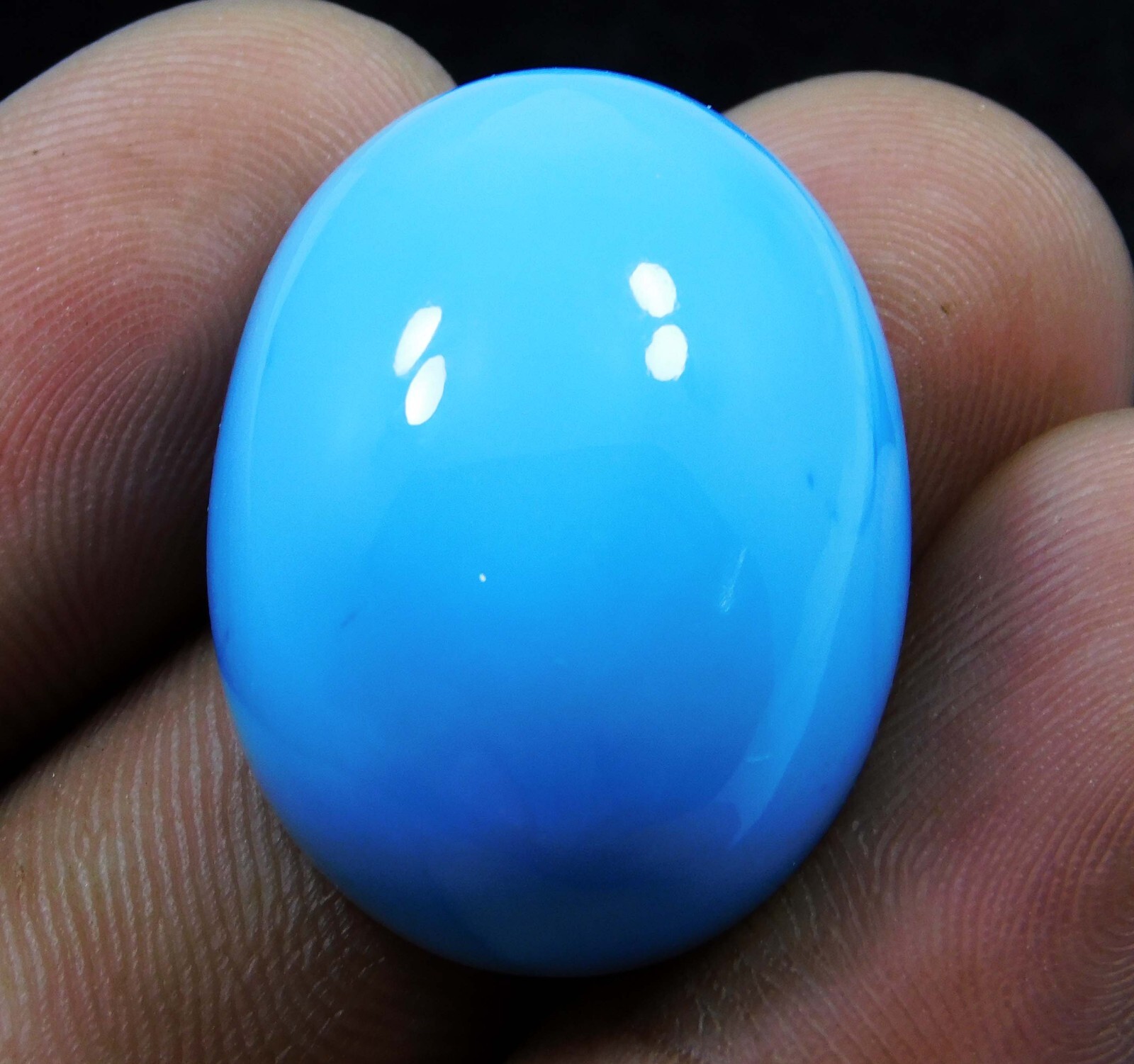 58.50 CT Natural Turquoise Persian Beauty Oval Cabochon Cut Loose Gemstone