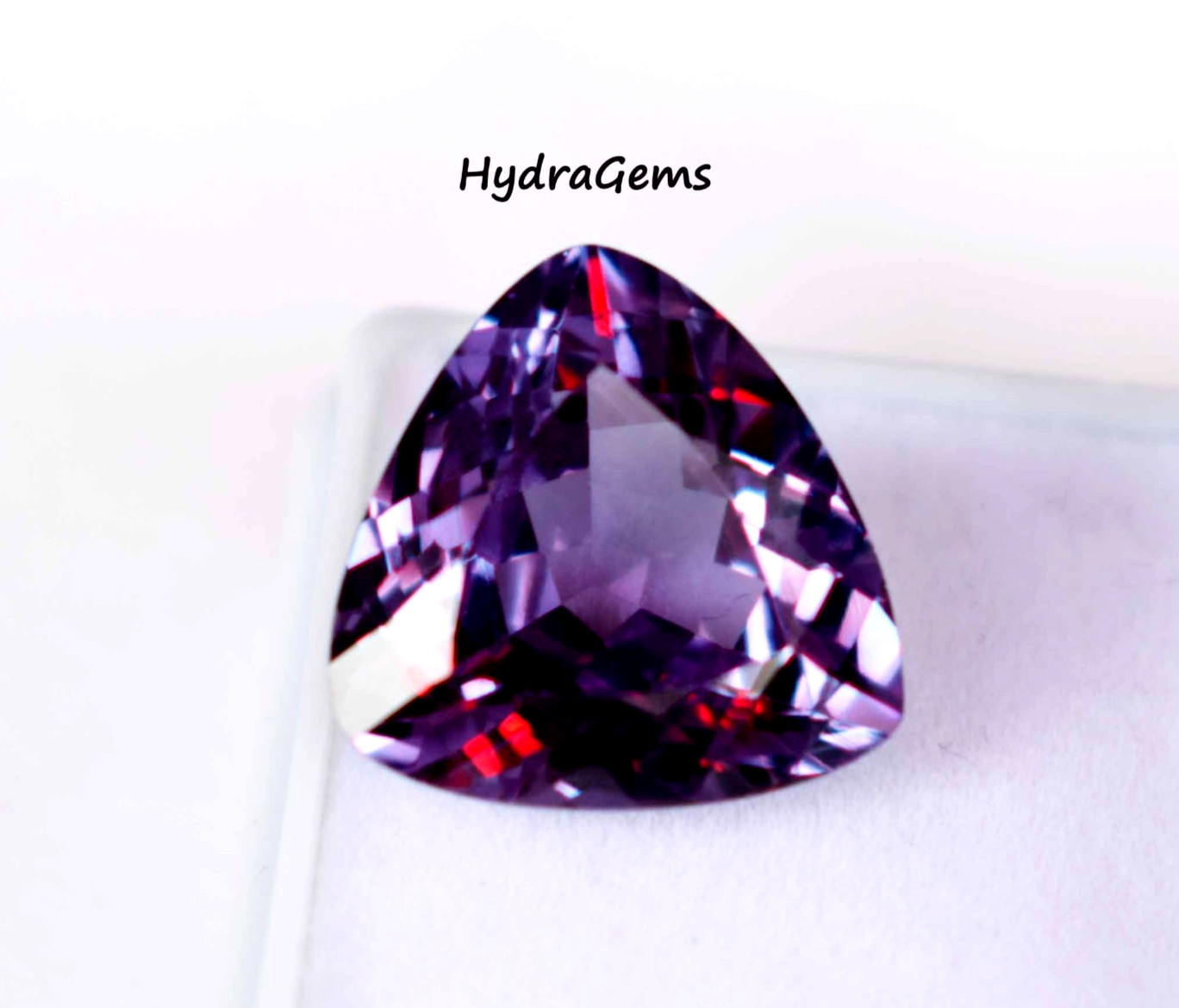 10.25Ct Trillion Cut Color Changing Alexandrite Natural Certified Loose Gemstone