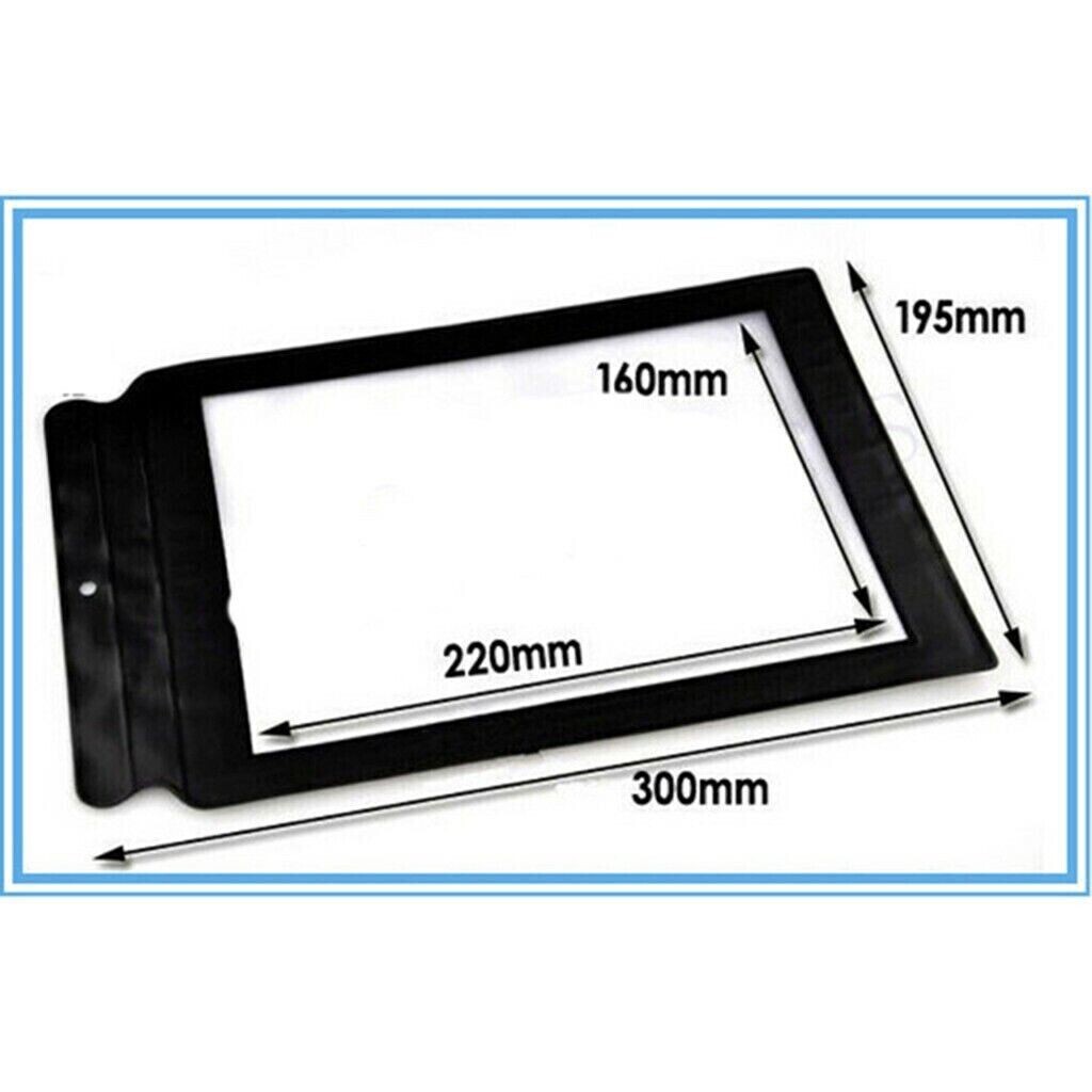 Full Page Magnifier Sheet 4x Big Large Magnifying Glass Reading Book Aid Lens ^^
