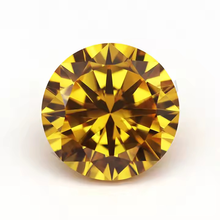 5 Carat Natural Yellow Diamond – Round Cut, D Color, VVS1 Clarity Certified G67
