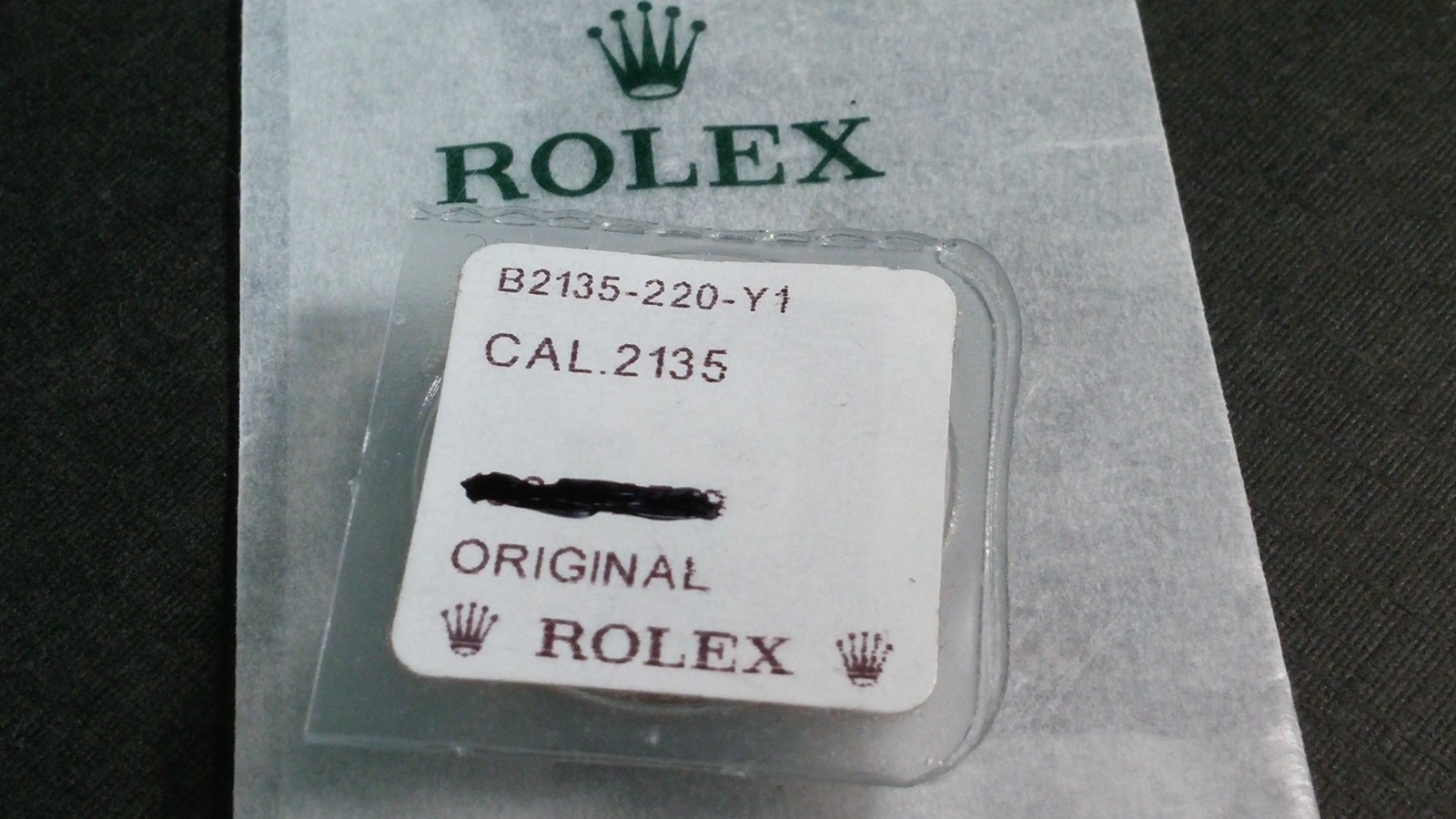 Rolex 2135 220 Setting Lever/Detente Ladies Automatic NOS NEW SEALED