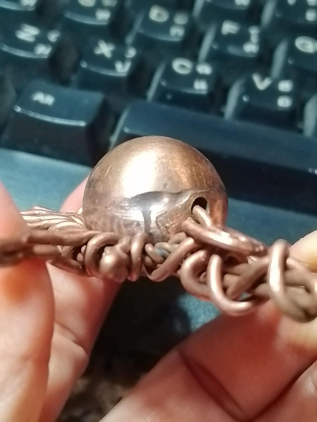 Sun Copper Pendant Wire Wrapped Enhances Energy Health Luck Jewelry #PS0003