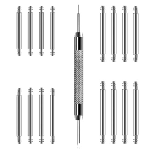 Watch Band Pins Spring Bars Tool Kit, 1.5mm & 1.8mm Thickness | Heavy 18mm