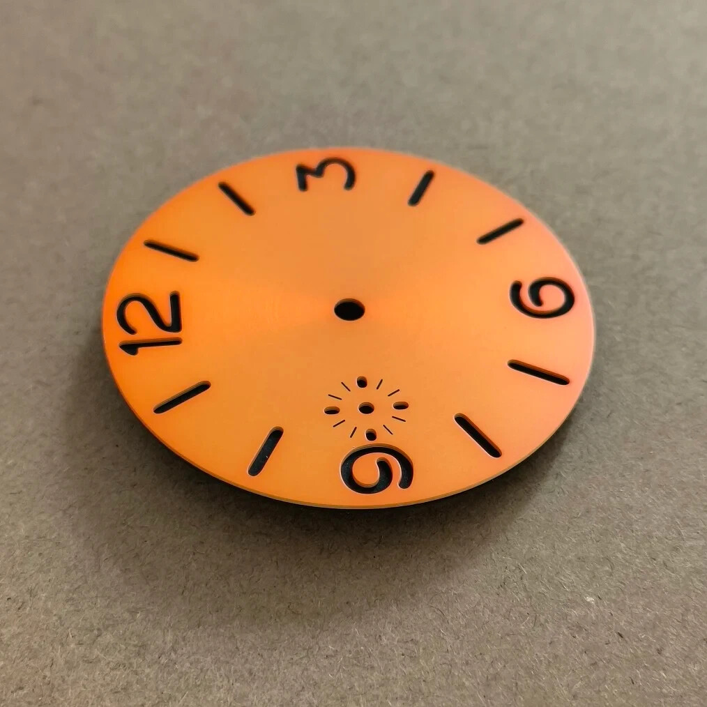 39mm orange dial Thickness 0.8mm for ST3600 ETA6497 movement none luminous