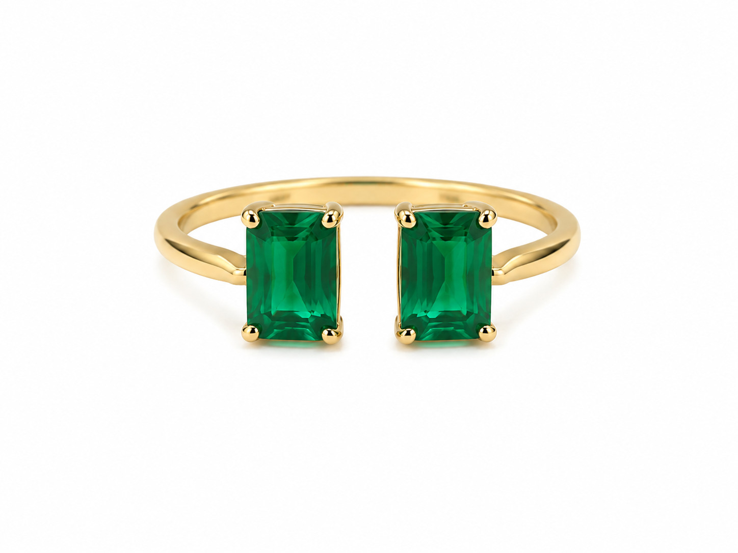 Dual Ec Emerald Ring