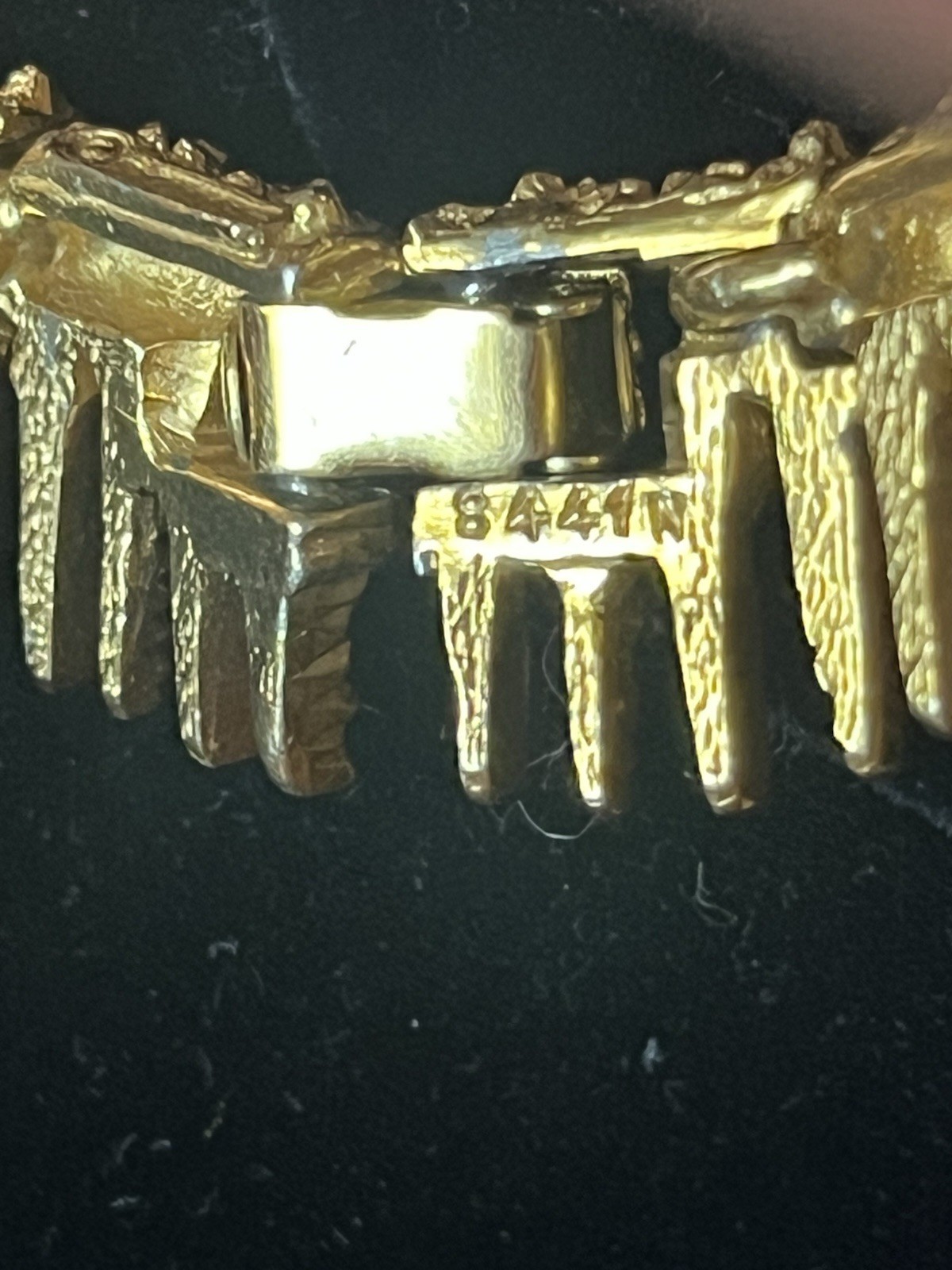 Vintage Marcel Boucher Gold Tone Necklace AS IS