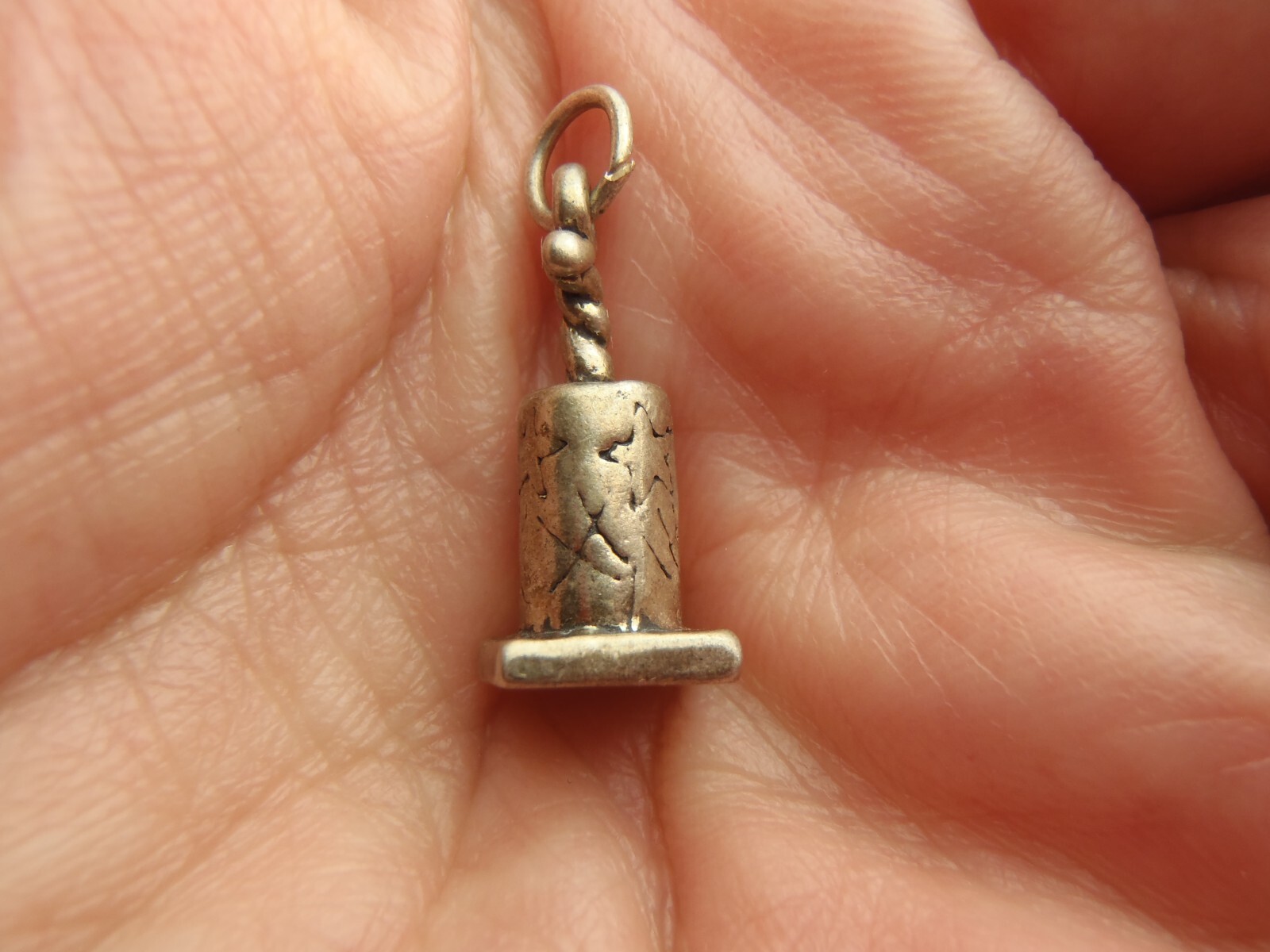 925 Sterling Silver Firecracker Fireworks Charm Made in USA Free Shipping