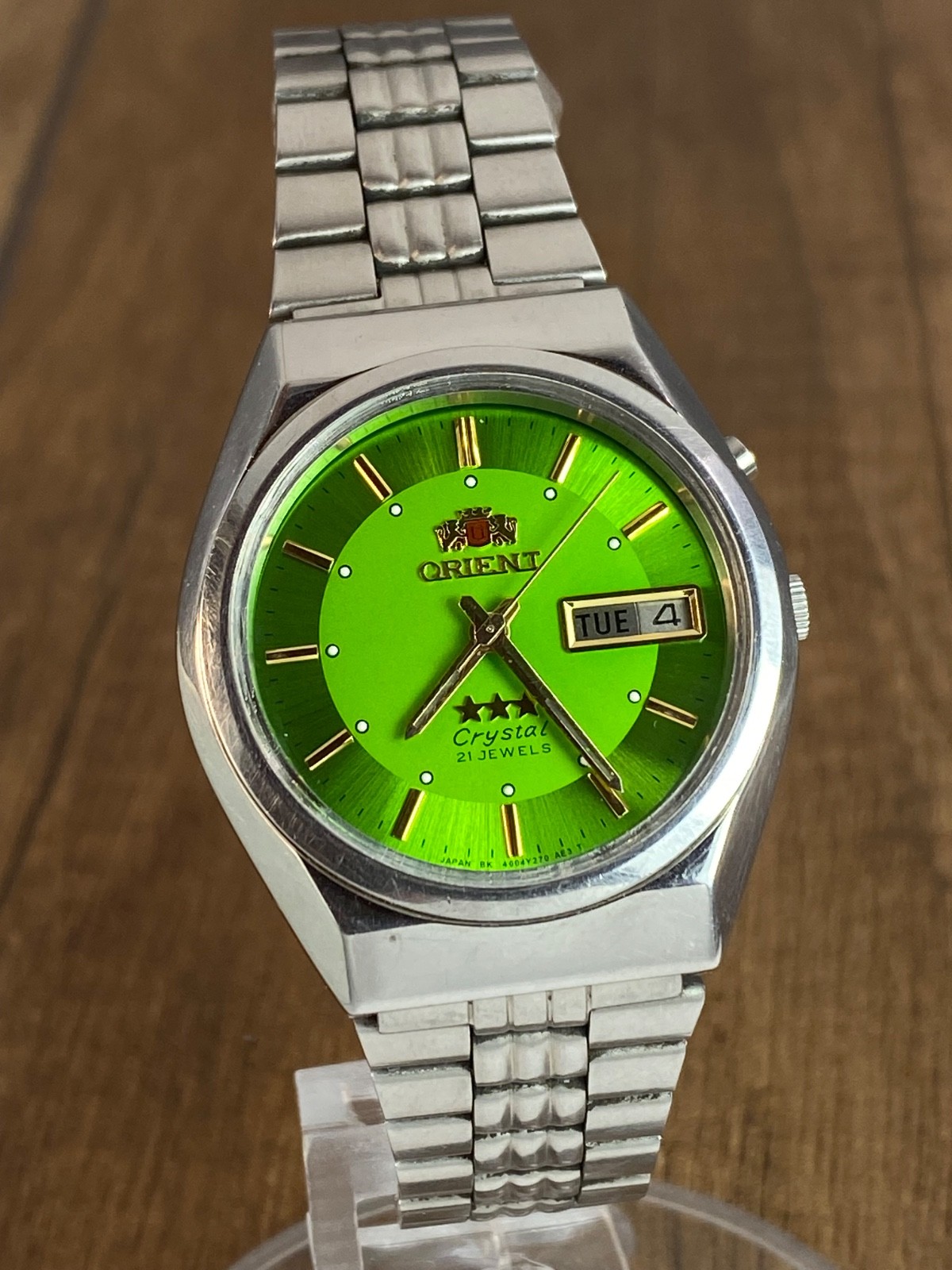 Orient 3 Stars Crystal vintage automatic 21 jewels Japan mens watch