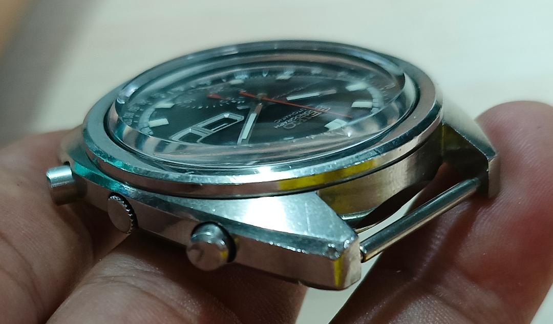 SEIKO BLACK BRUCE LEE PROOF 6139-6010 YEAR 1969 JULY ALL ORIG HEAD CHINESE DAY