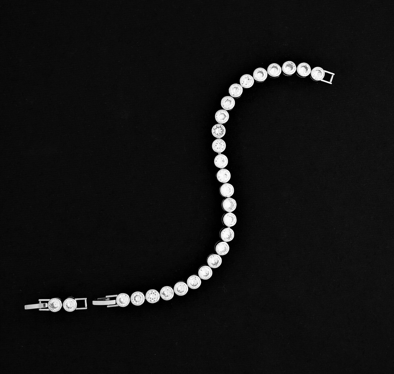 Broadway Bezel Diamond Tennis Bracelet