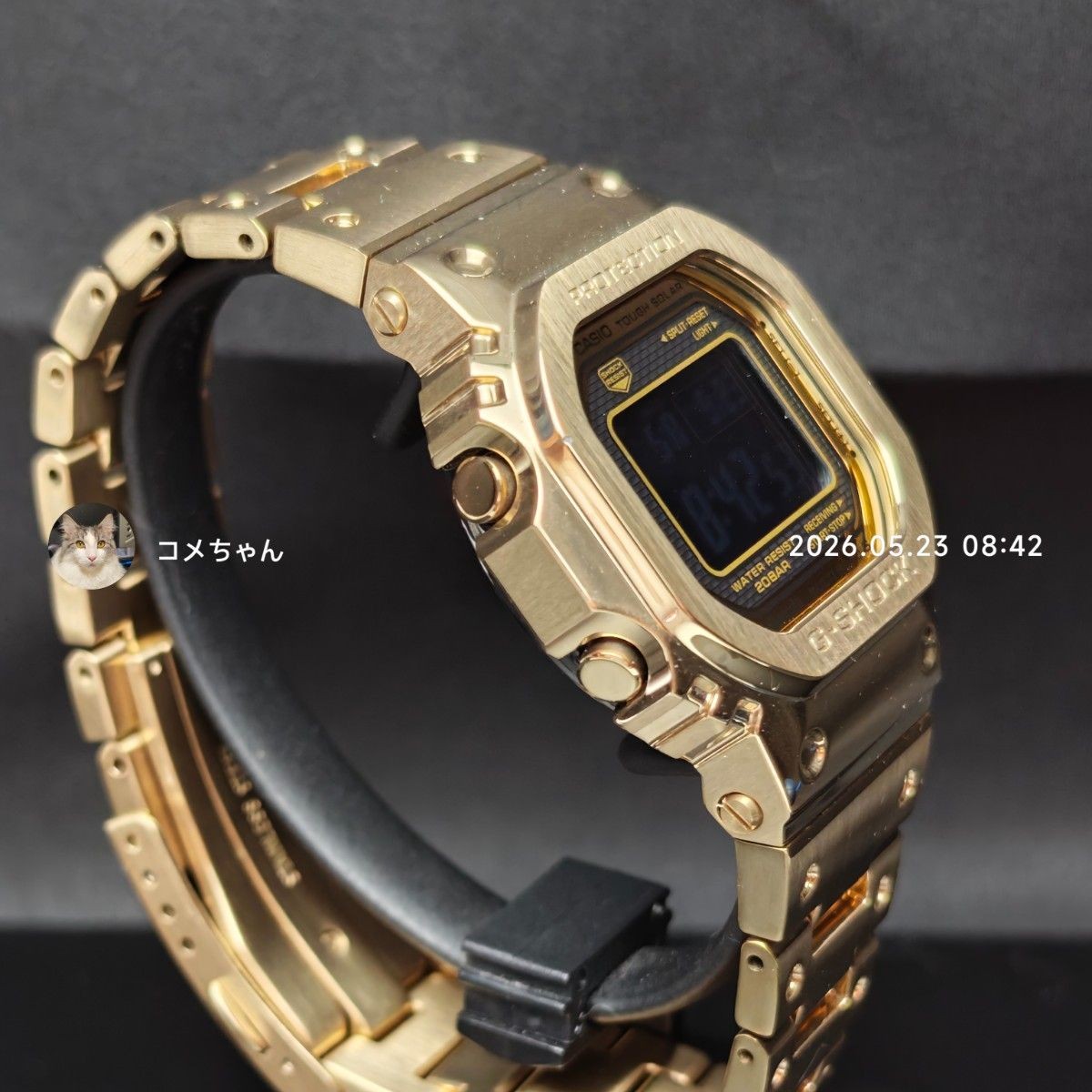Good Condition Casio G-Shock GMW B5000GD 9JF No.gs3164