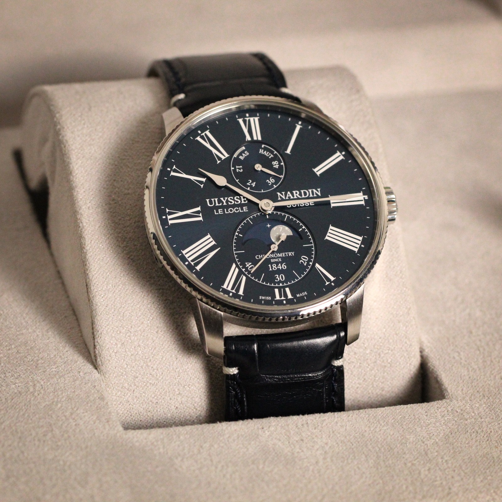 Ulysse Nardin Marine Torpilleur Moonphase 1193-310LE-3A-175/1A Blue Limited