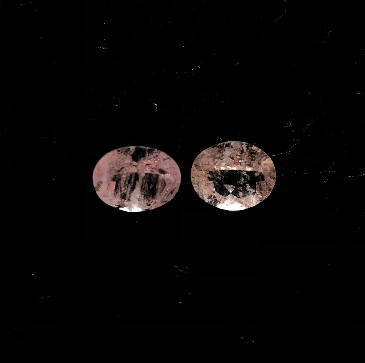 6.80Carat 100% Natural Pink Morganite Oval Faceted Gemstone 9x11x6mm From Africa