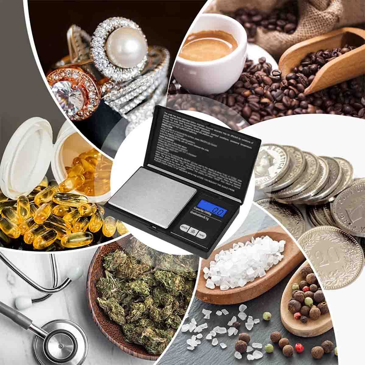 Scale, Digital Kitchen Scale for Cooking Baking, 0.1g/0.01oz Precise Graduation