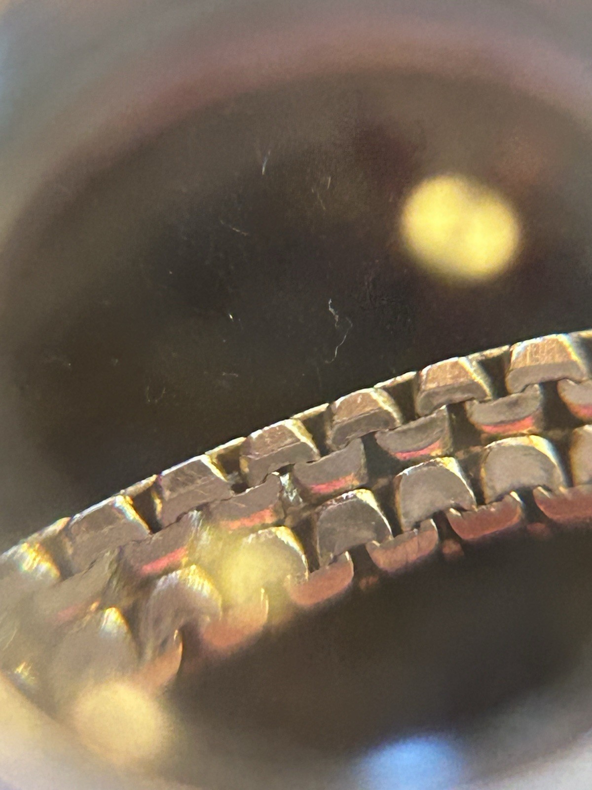 14k Solid Gold Vintage Italian Bracelet, 7”, 3g, 0.14oz. Unique Design.