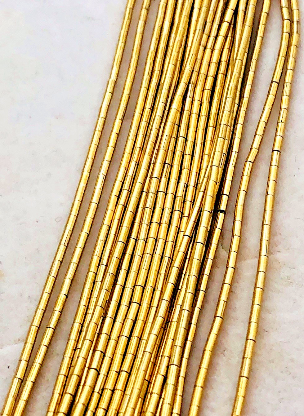 Vtg Gold Plated Sterling Silver Liquid Silver 30 Inch Necklace & 7 Inch Bracelet