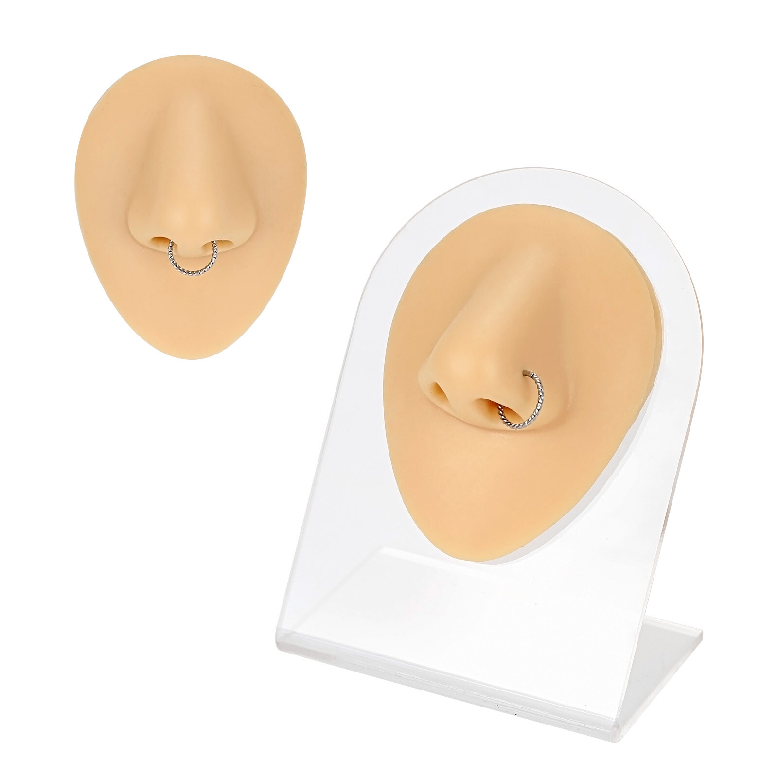 1Pc Hinged Segment Ring Hoop Nose Septum Clicker Helix Tragus Cartilage Earring