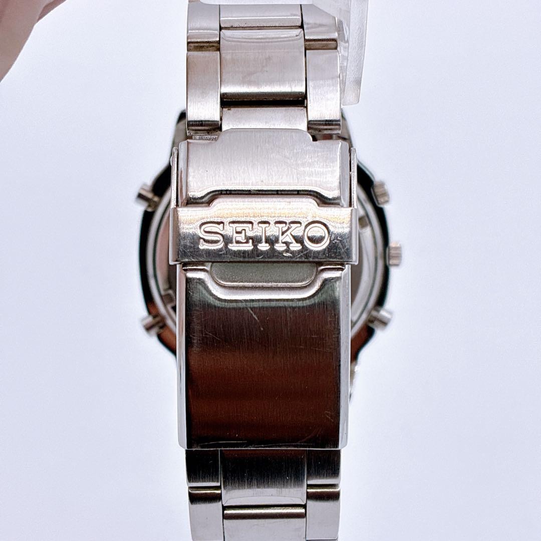 SEIKO 7T32 6M30 Chronograph Made in 2000 100m Water Resistant