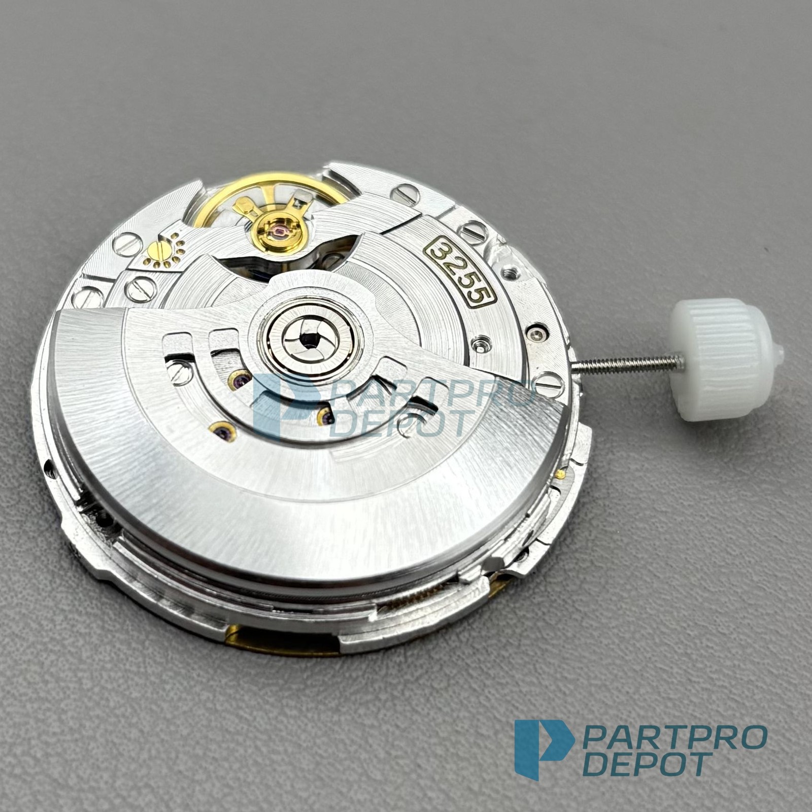 Automatic Mechanical Movement Dual Calendar 3255 31 Jewels Blue Balance Wheel