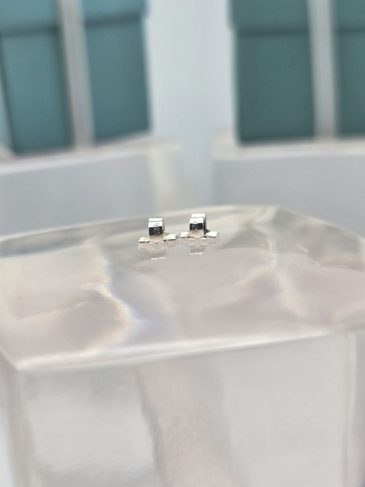 Authentic Tiffany & Co. Sterling Silver Earring Butterfly Push Back Backings