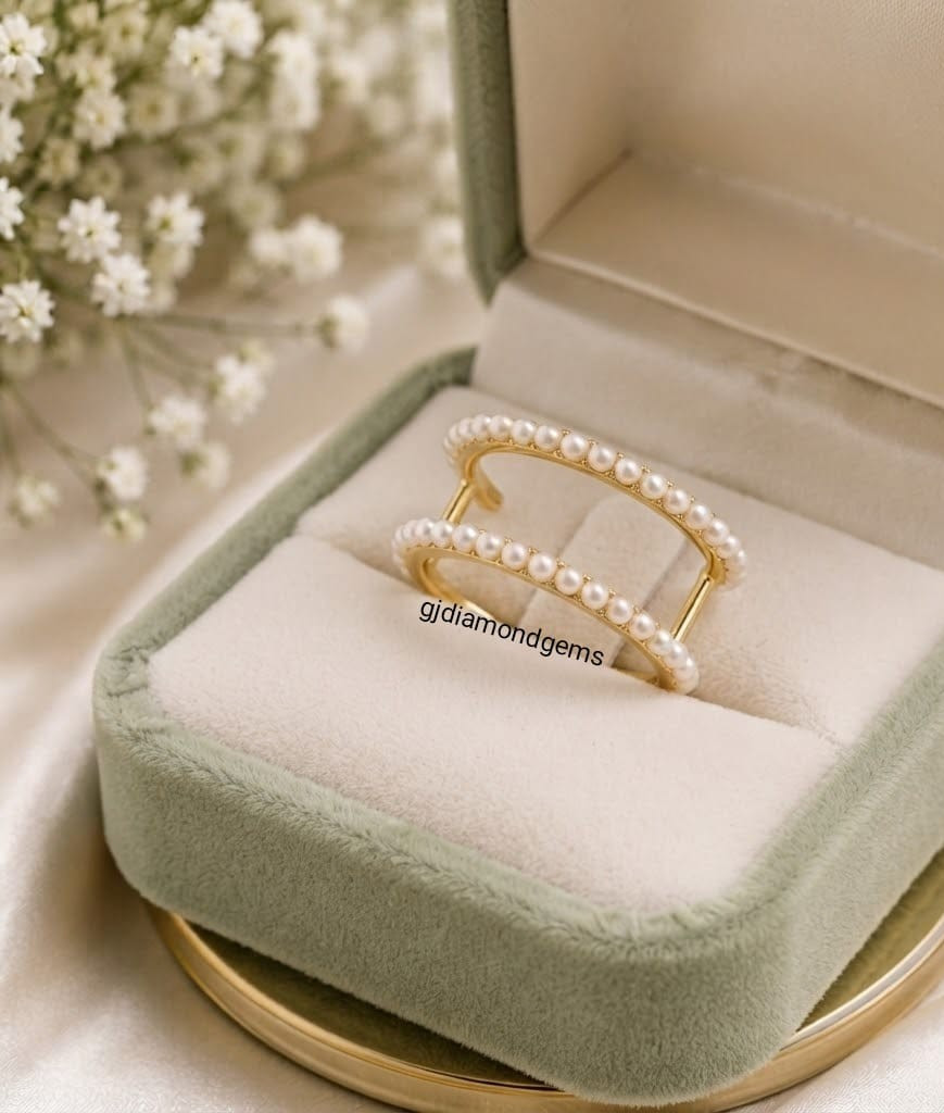 Natural See pearl Smart Ring 925 Silver Enhancer Ge3 & 4 Oura Ring Guard Jacket