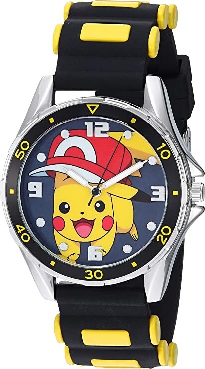 Accutime Kids Pokemon/Sonic Digital LCD Quartz Watch for Toddlers, Boys, Girls