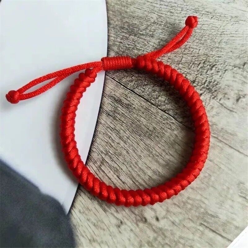 2× String Tibetan Good Luck Fortune Bracelet Kabbalah Evil Eye Luck Protection