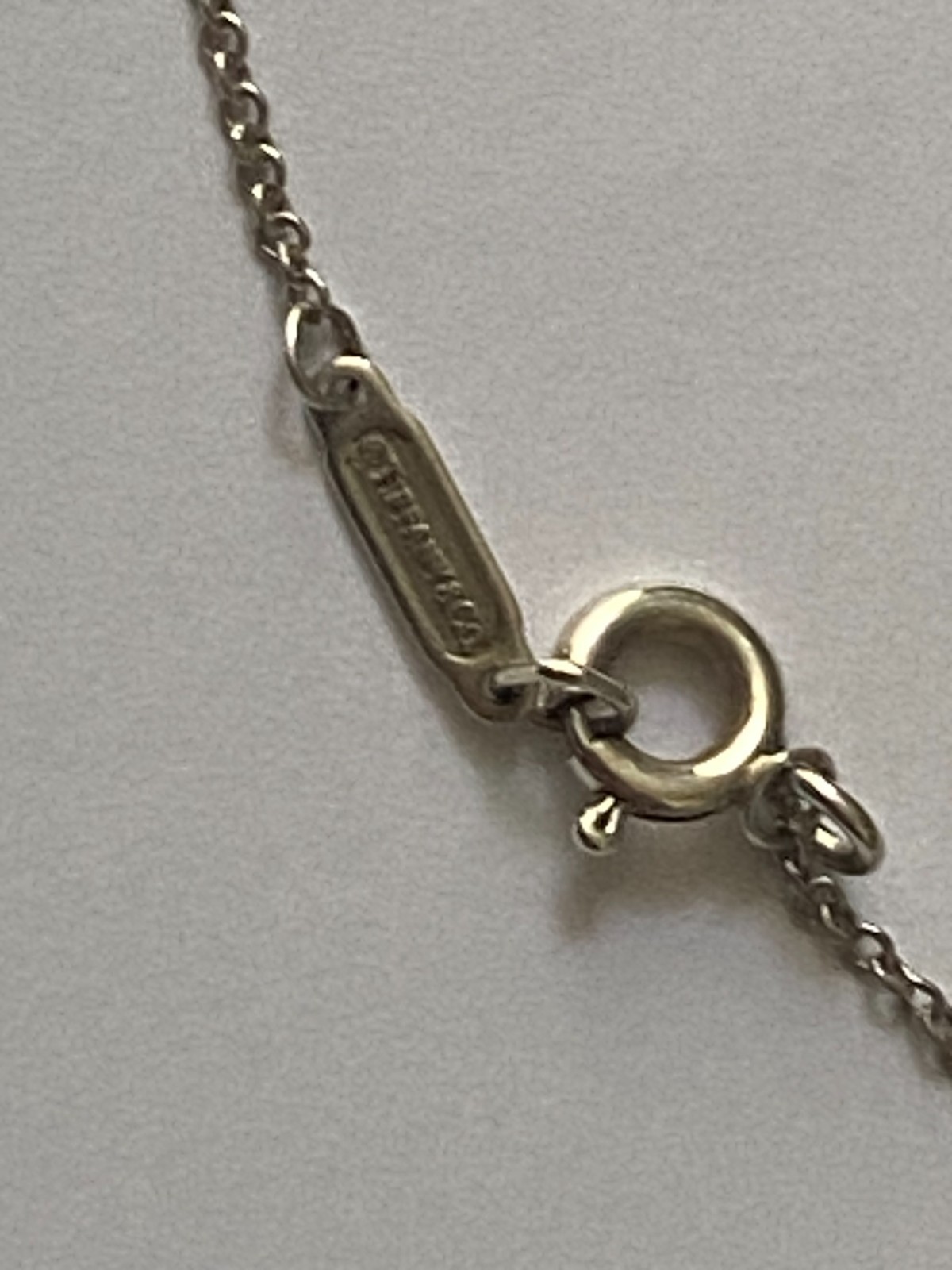 Authentic Tiffany & Co Double Hearts Necklace, Silver, 44cm, vintage