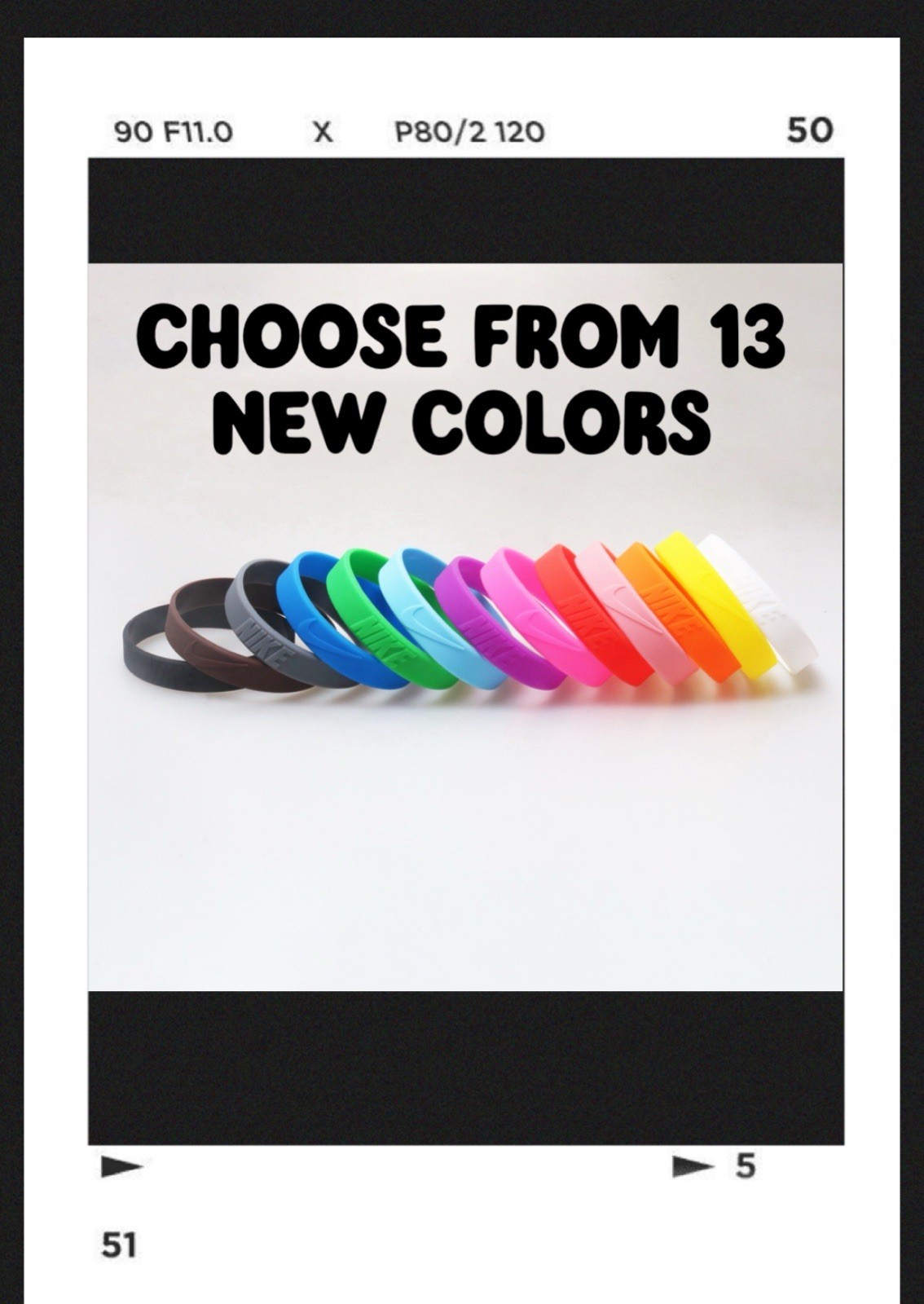 Nike Baller Band Silicone Rubber Bracelet Dubraes Dunks Jordan PICK YOUR COLOR