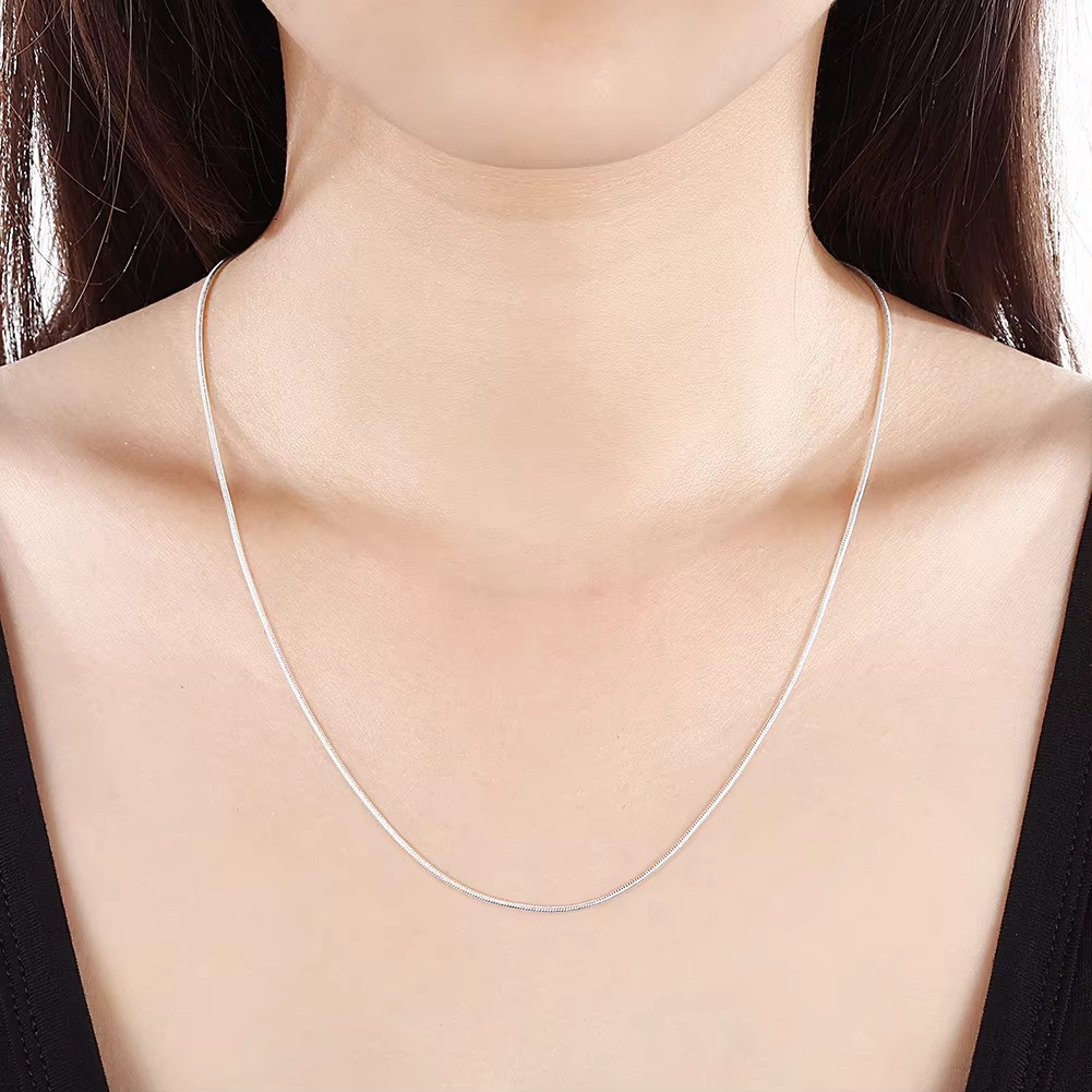 10PCS LOT Wholesale 925 Sterling Silver Chain 16/18/20/22/24/26/28/30 Inch 1.2mm
