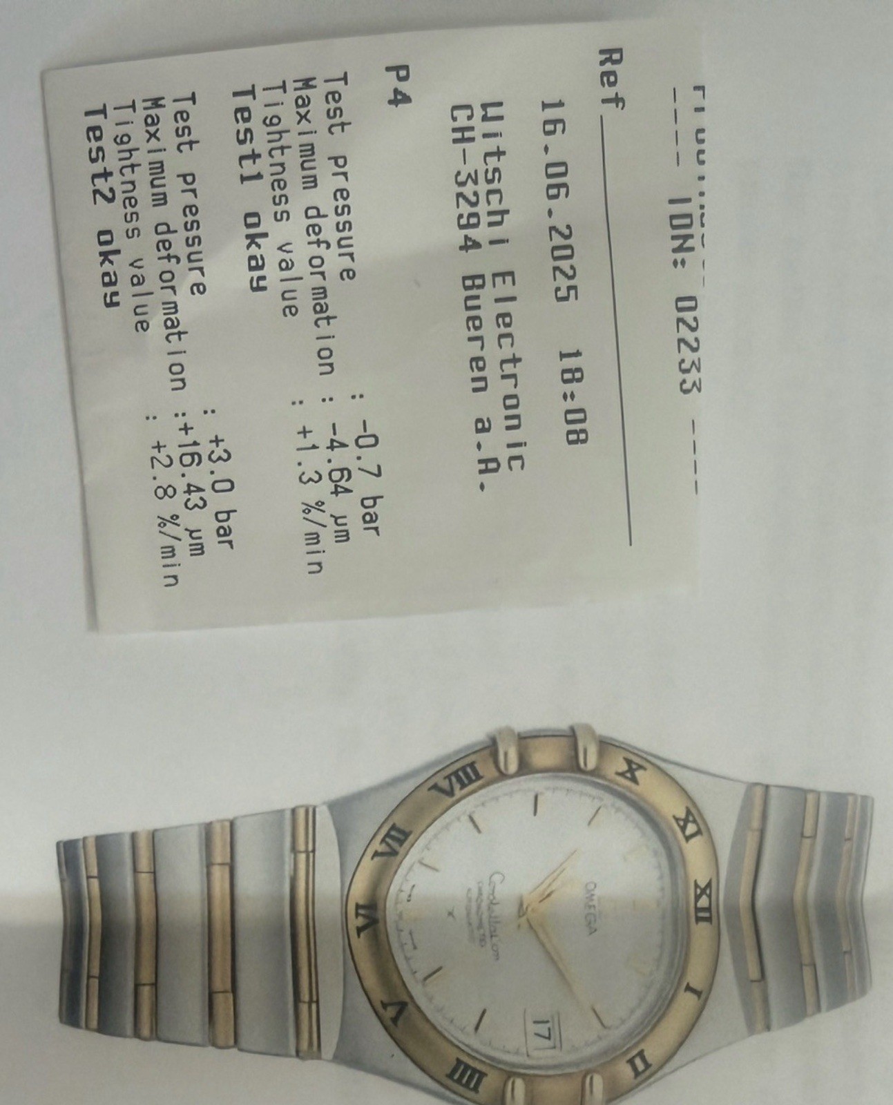 OMEGA Constellation Automatic Date Two-Tone 36mm Bracelet Watch