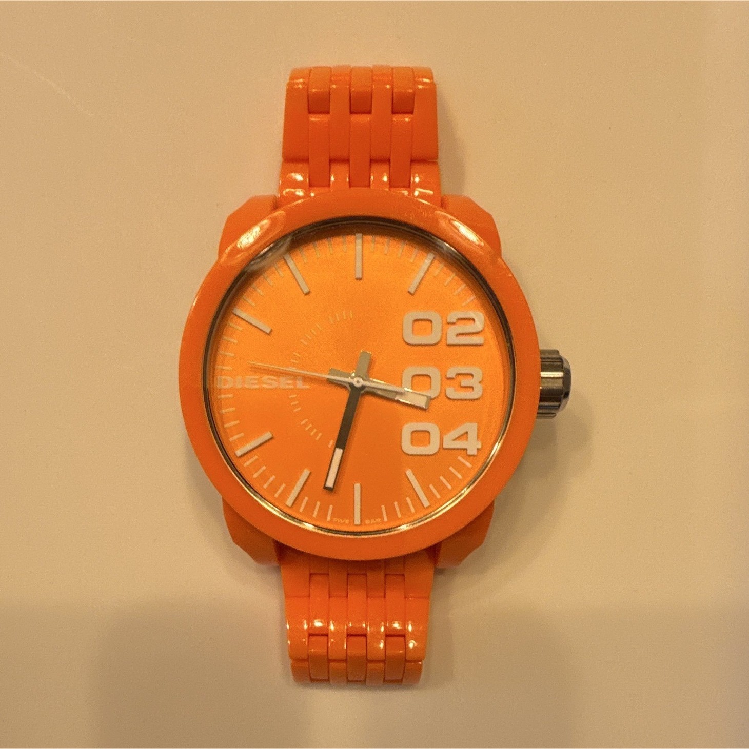 Diesel DZ1587 Only The Brave Orange Men’s Watch Quartz