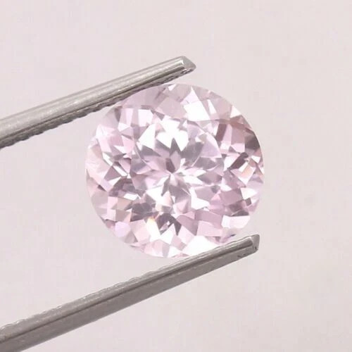 AAA 7.60+ Ct Ravishing Natural Soft Pink Sapphire Loose Round Cut Gemstone