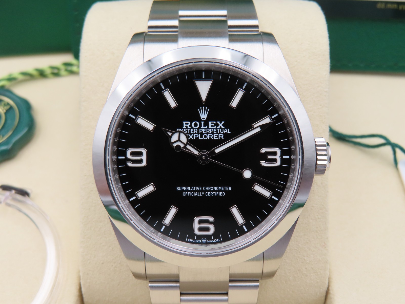 2025 Rolex Explorer I 224270 Black Dial Men’s 40mm Pre-Owned Wristwatch Full Set