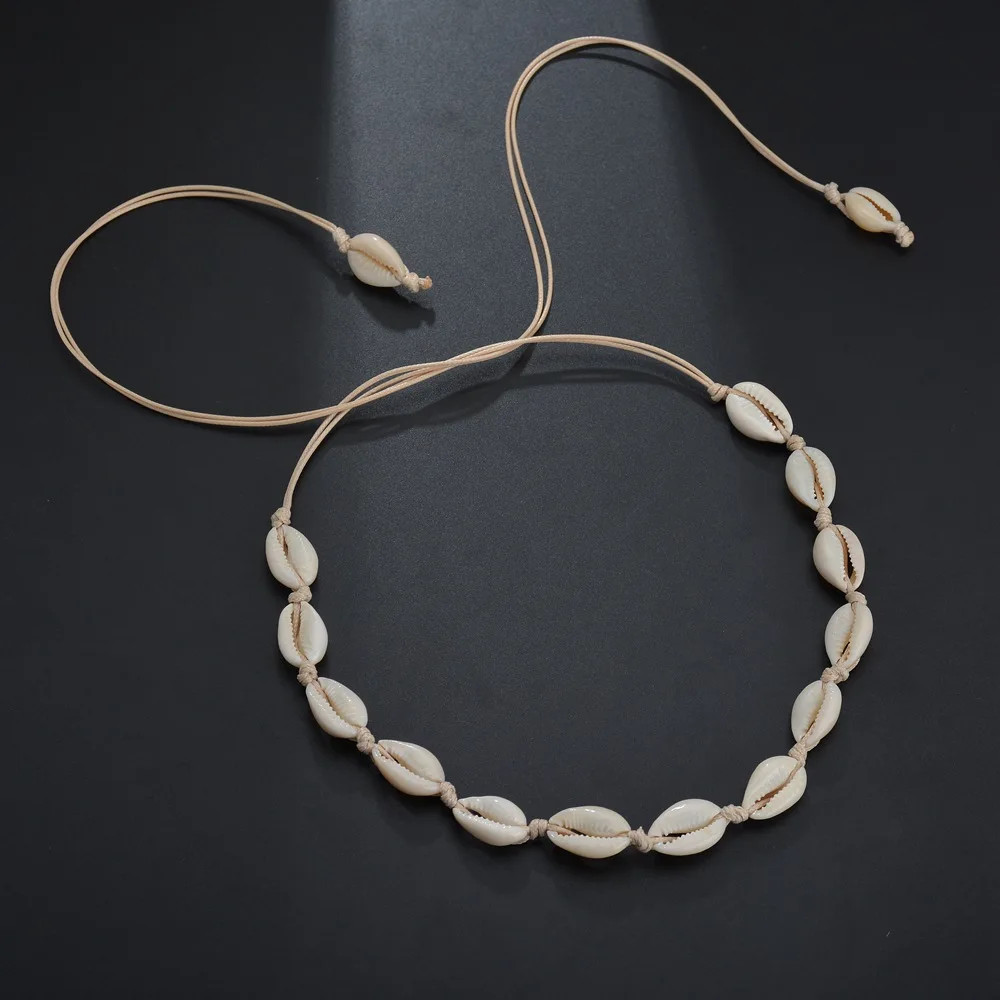 Boho Beach Bohemian Shell Choker Necklaces Women Girls Summer Fashion Jewelry