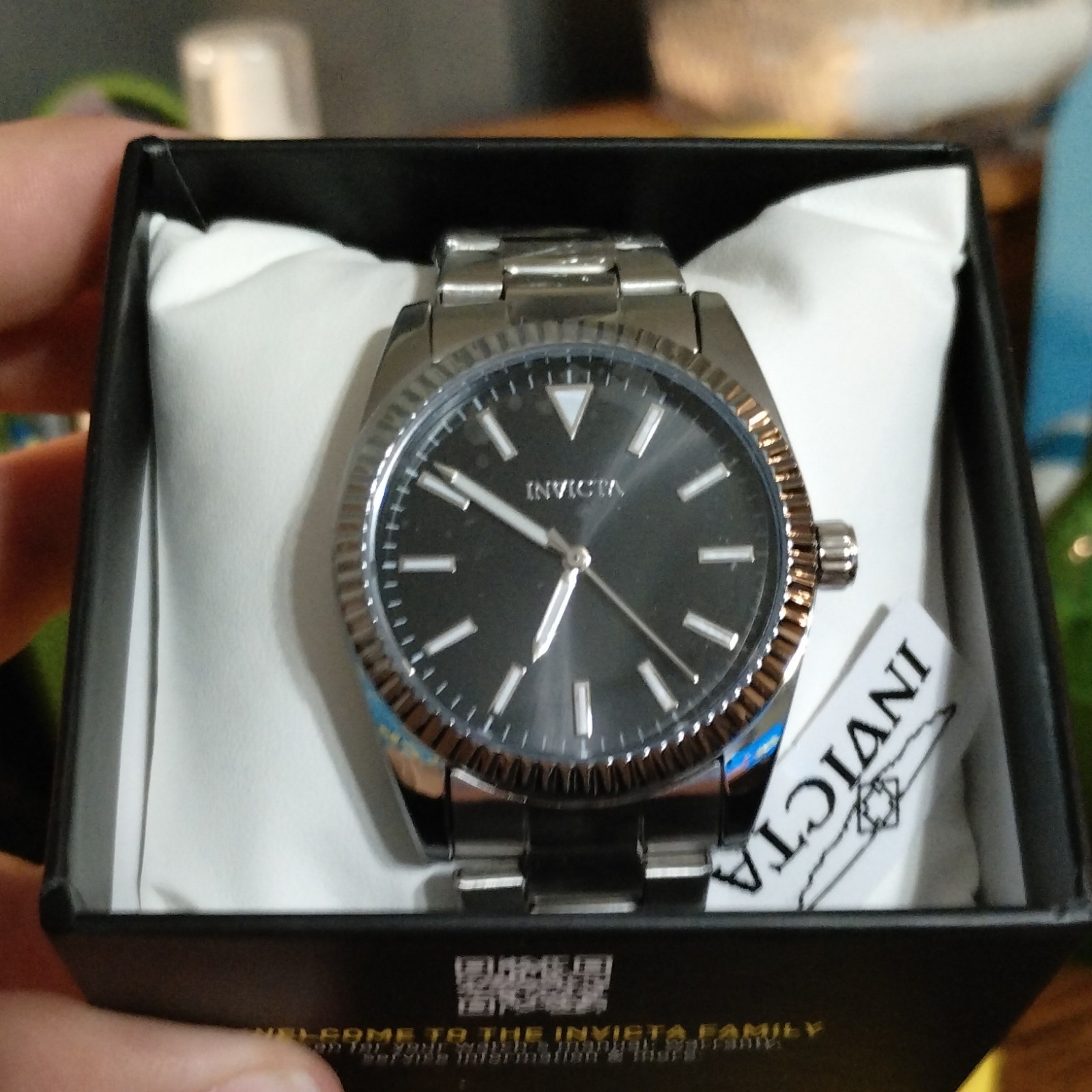 Invicta Celestial Langdon 40mm Black Dial Stainless Steel Watch w/ Box