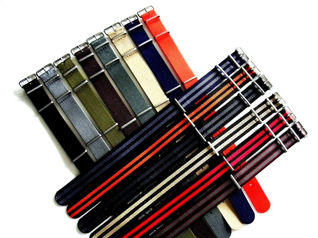 NATO G10 ® Ballistic nylon 2 or 3 pack watch band straps RAF Military IW SUISSE