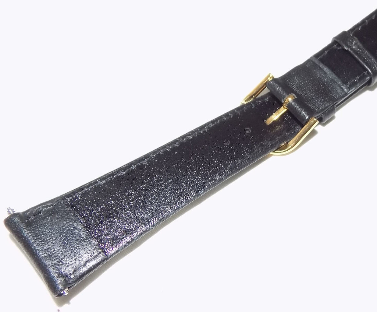 Timex Black Padded Genuine Calf Leather Watch Band 20mm 7 13/16″ (199mm) Length