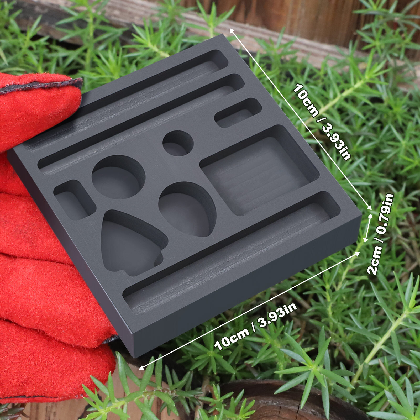 1PC Graphite Ingot Casting Mold Combo Mould For Melting Refining Gold Silver NEW