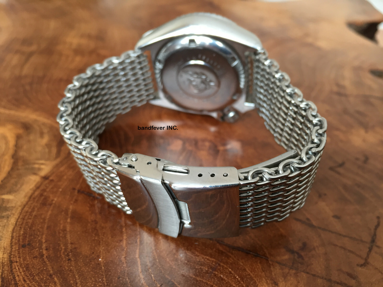 CLEARANCE 20mm ALL Brushed Shark Stainless Steel Mesh Watch Band W/ Solid Buckle