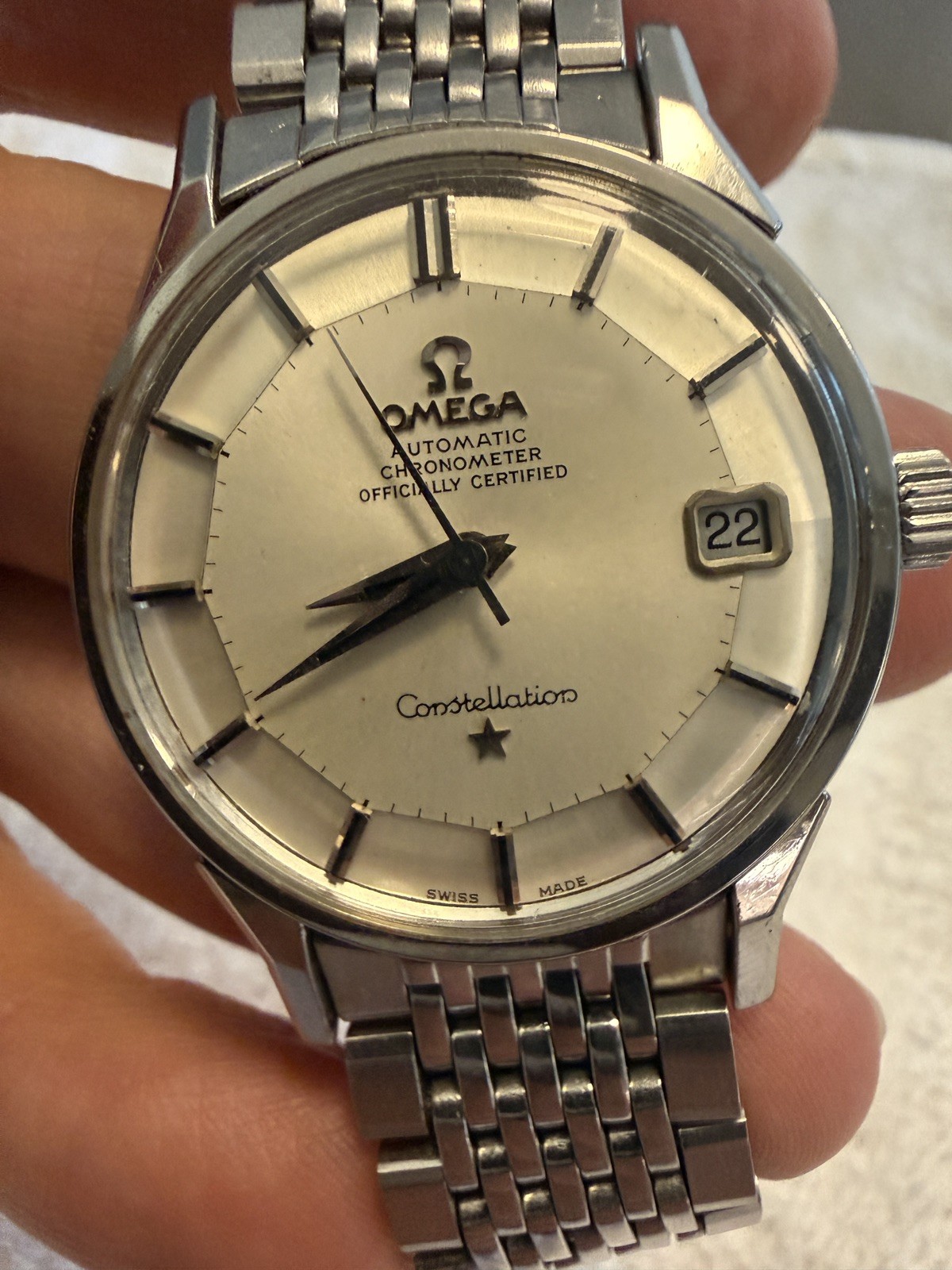Omega Constellation Pie Pan 168.005