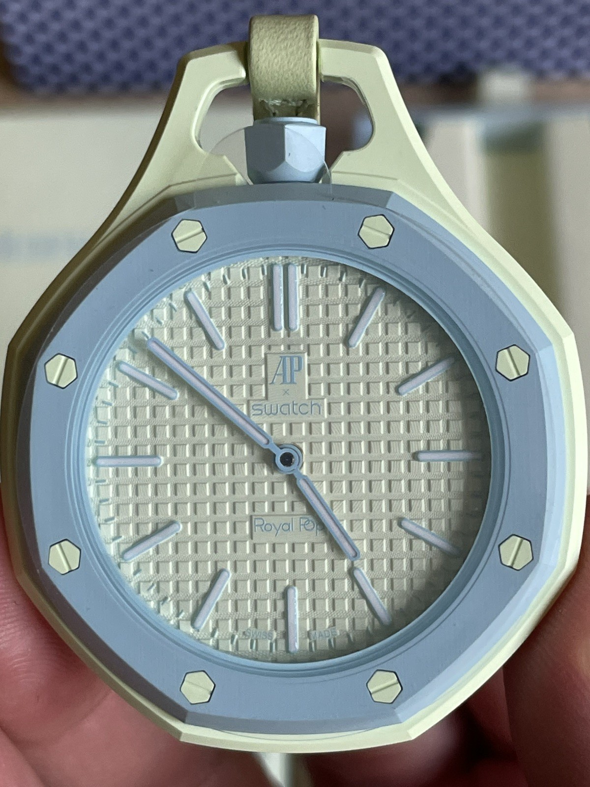 Audemars Piguet x Swatch Royal Pop Blue Eight SSX03L101N FULL SET NEW WITH STRAP