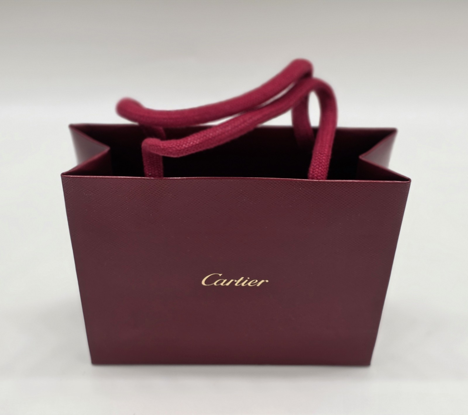 ORIGINAL CARTIER SMALL LUXURY SHOPPING BAG BRAND NEW