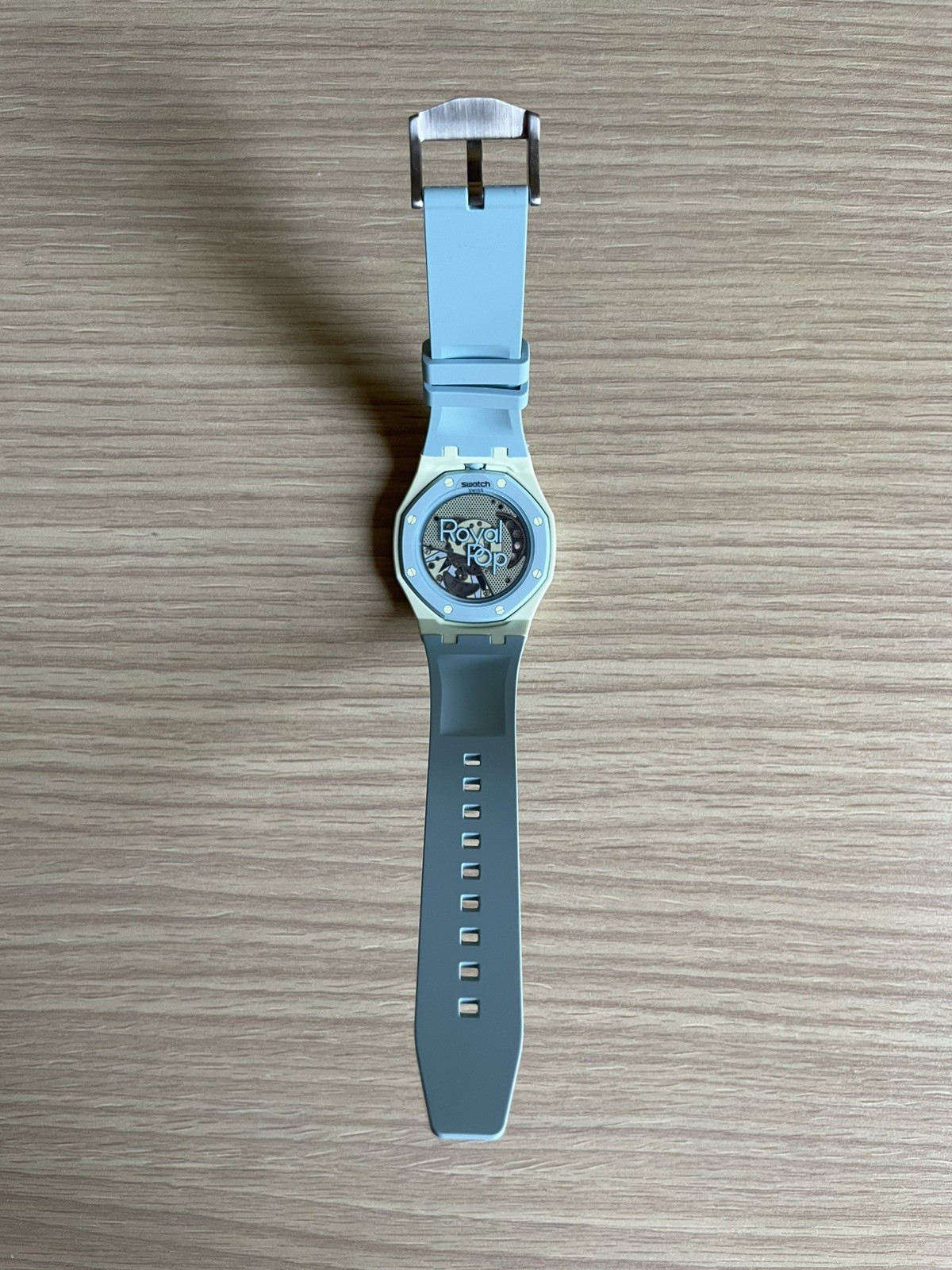 Audemars Piguet x Swatch Royal Pop Blue Eight SSX03L101N FULL SET NEW WITH STRAP