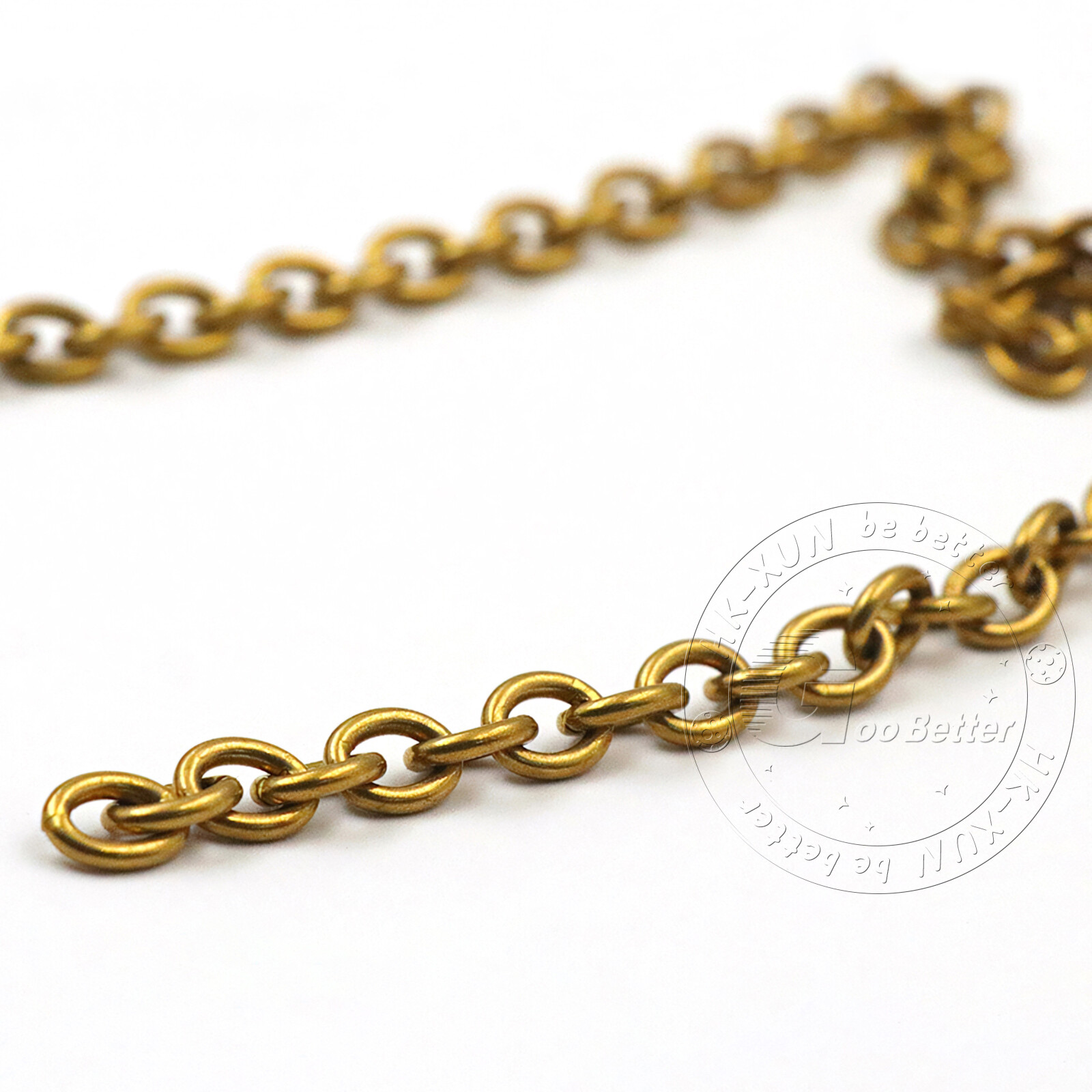 Solid Brass Chain 4-15mm Width Necklace Jewelry Bags Craft Chain Sold Per Meters