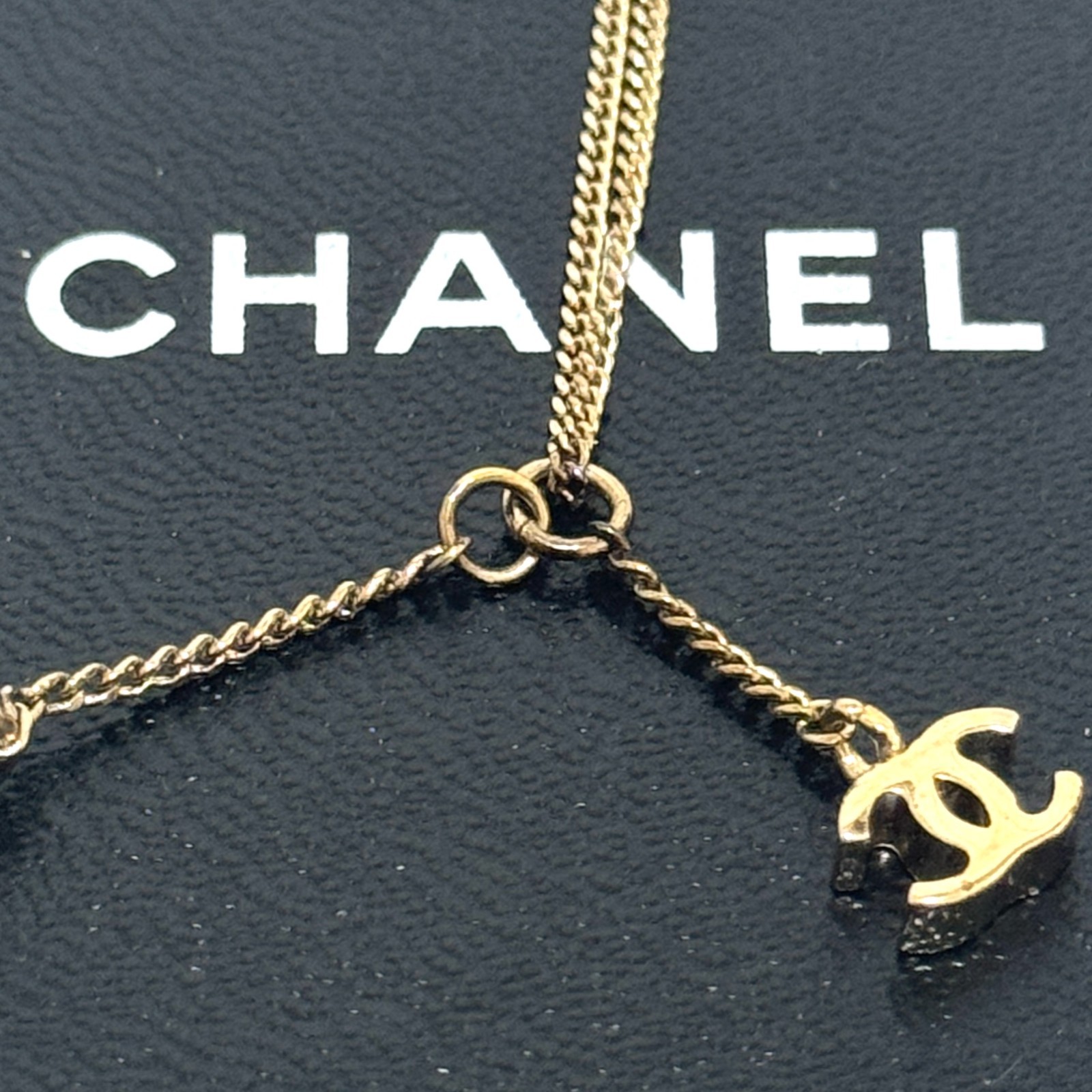 CHANEL 05A No.5 Coco Mark CC logo Bracelet Silver Accessory Authentic JAPAN