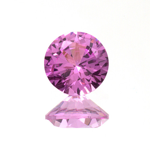 2mm – 15mm Lab Created Pink Sapphire Rounds